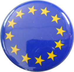 Europa Flagge Button - €1.20 - Versandkostenfrei ab 10 Stück