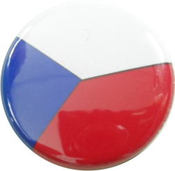 Button mit Tschechien Fahne