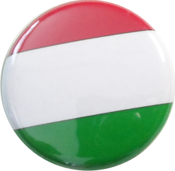 Ungarn Flagge Button