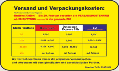 Buttons bestellen versandkostenfrei!