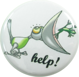 bird and frog help button