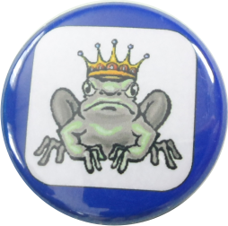 Frog king badge
