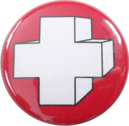 switzerland 3D flag button