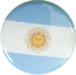 Uruguay Flagge Button