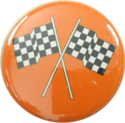 checkered flag badge