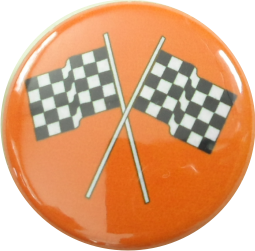 Zielfahne Button